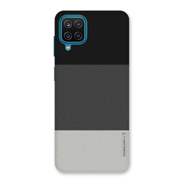 Pastel Black and Grey Back Case for Galaxy F12