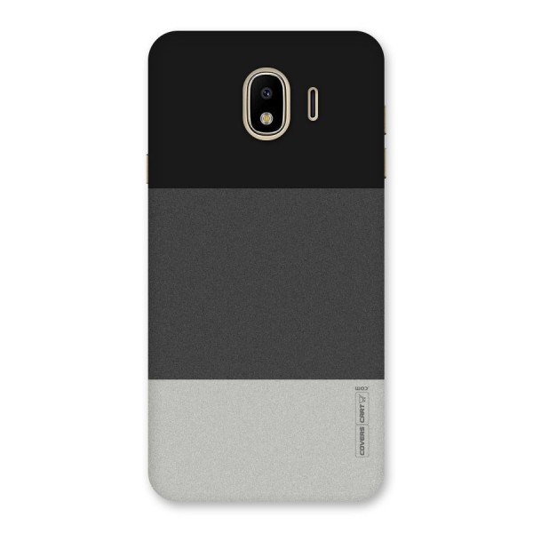 Pastel Black and Grey Back Case for Galaxy J4