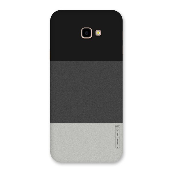 Pastel Black and Grey Back Case for Galaxy J4 Plus