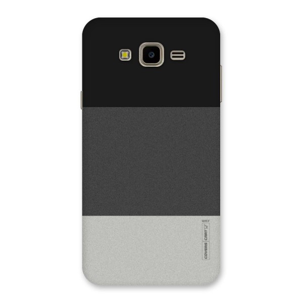 Pastel Black and Grey Back Case for Galaxy J7 Nxt