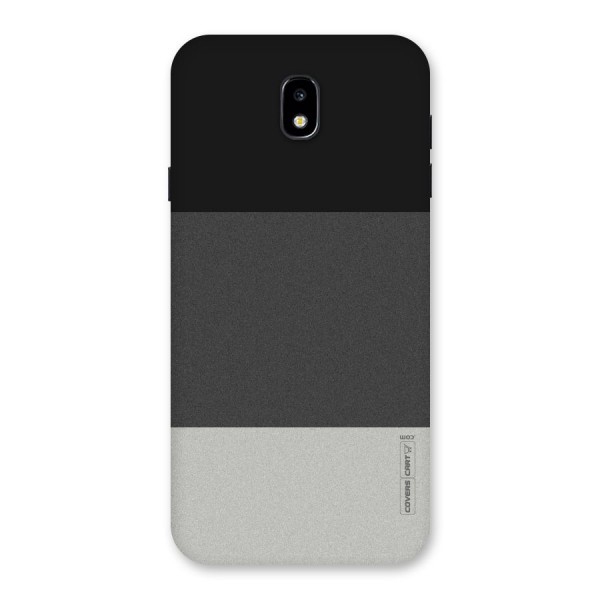 Pastel Black and Grey Back Case for Galaxy J7 Pro