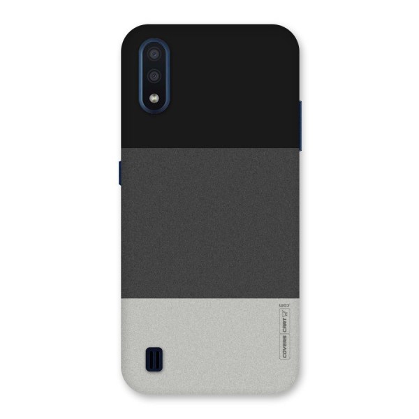 Pastel Black and Grey Back Case for Galaxy M01