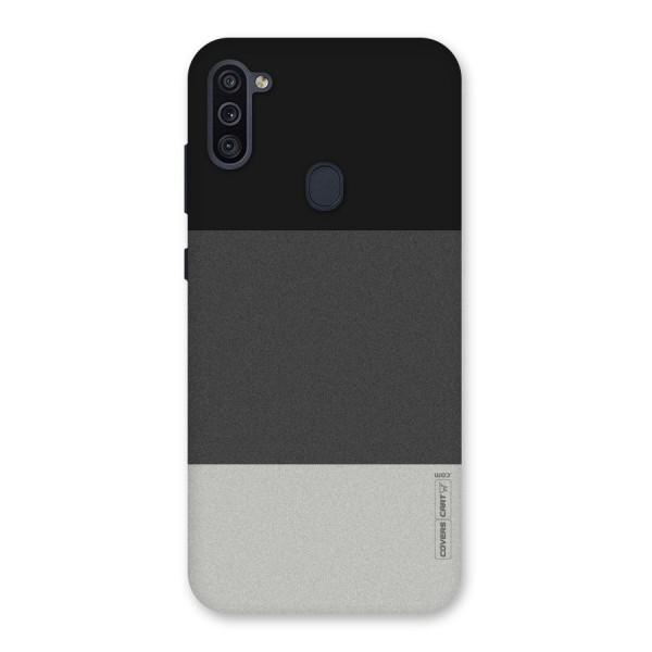Pastel Black and Grey Back Case for Galaxy M11