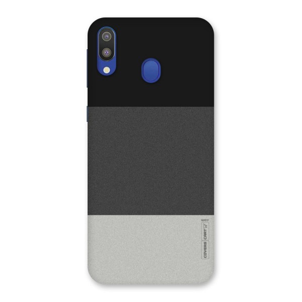 Pastel Black and Grey Back Case for Galaxy M20