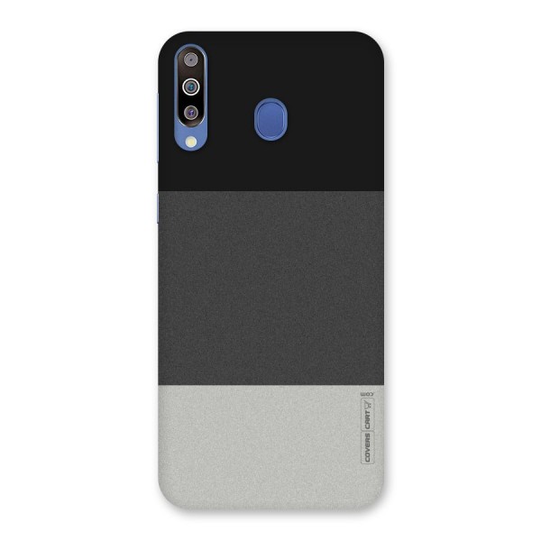 Pastel Black and Grey Back Case for Galaxy M30