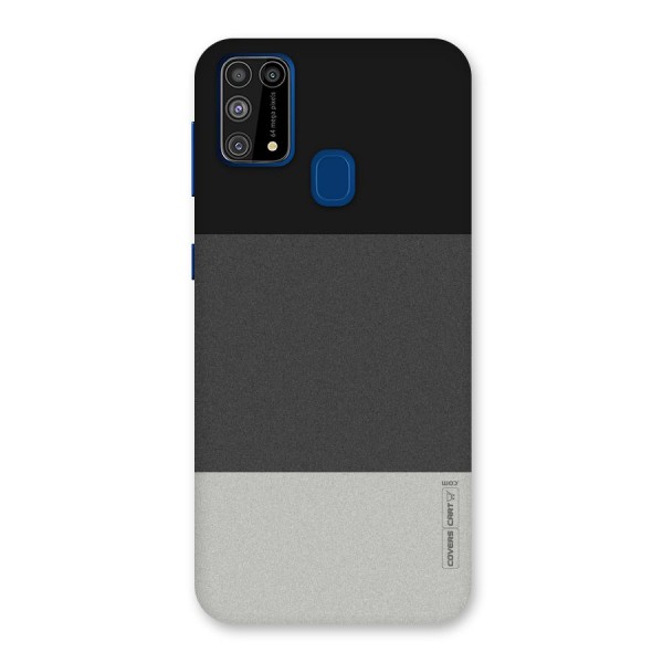 Pastel Black and Grey Back Case for Galaxy M31