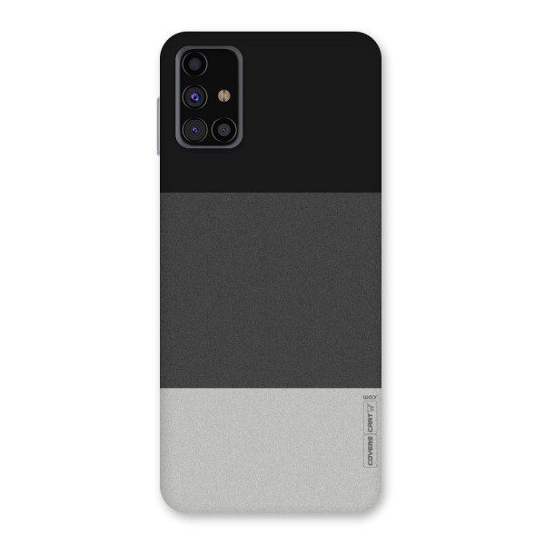 Pastel Black and Grey Back Case for Galaxy M31s