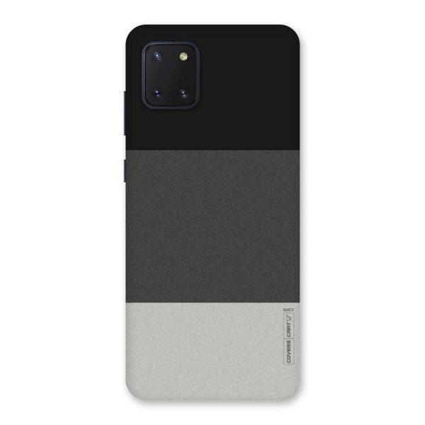 Pastel Black and Grey Back Case for Galaxy Note 10 Lite