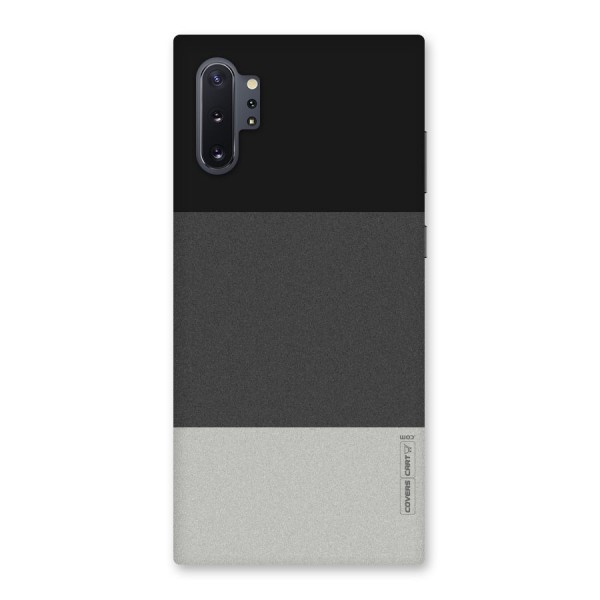 Pastel Black and Grey Back Case for Galaxy Note 10 Plus
