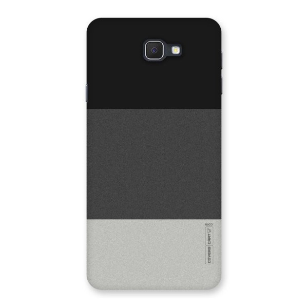 Pastel Black and Grey Back Case for Galaxy On7 2016