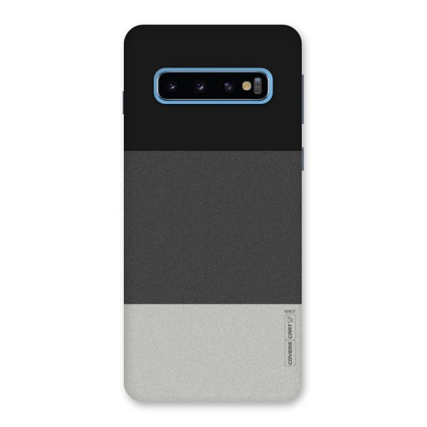 Pastel Black and Grey Back Case for Galaxy S10