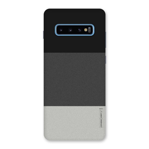 Pastel Black and Grey Back Case for Galaxy S10 Plus