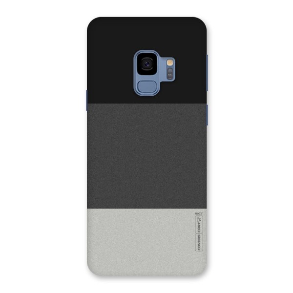 Pastel Black and Grey Back Case for Galaxy S9