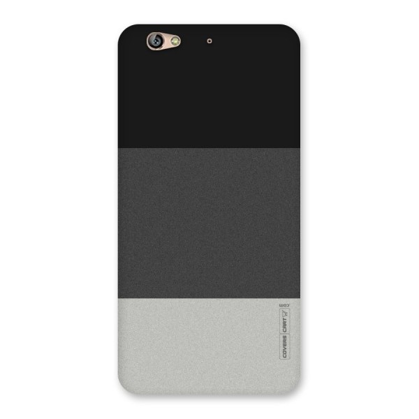 Pastel Black and Grey Back Case for Gionee S6