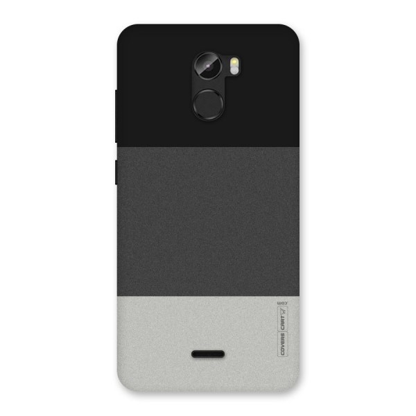 Pastel Black and Grey Back Case for Gionee X1