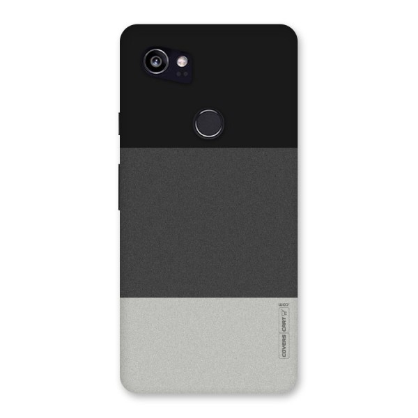 Pastel Black and Grey Back Case for Google Pixel 2 XL