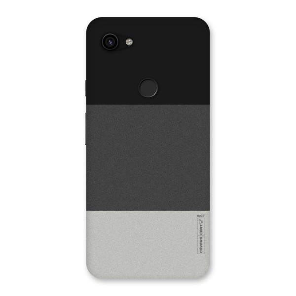 Pastel Black and Grey Back Case for Google Pixel 3a XL