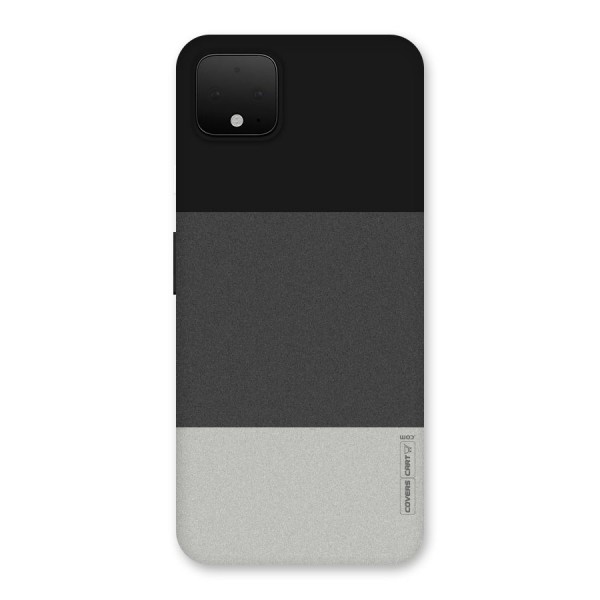 Pastel Black and Grey Back Case for Google Pixel 4 XL