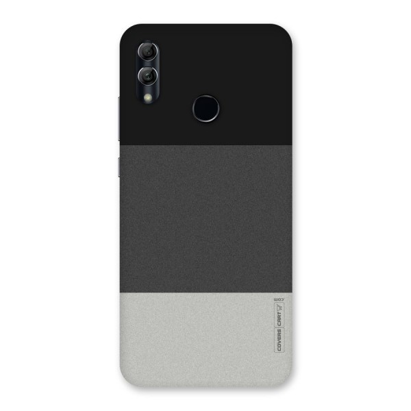 Pastel Black and Grey Back Case for Honor 10 Lite