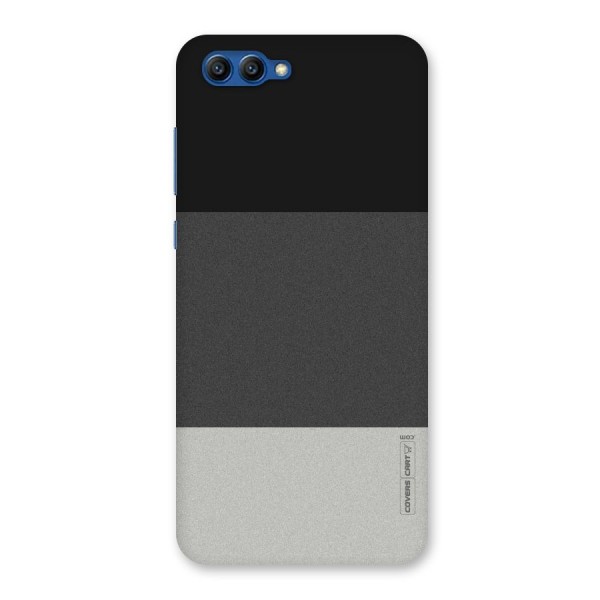 Pastel Black and Grey Back Case for Honor View 10