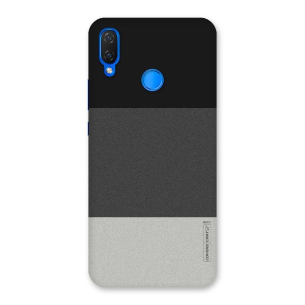 Pastel Black and Grey Back Case for Huawei P Smart+