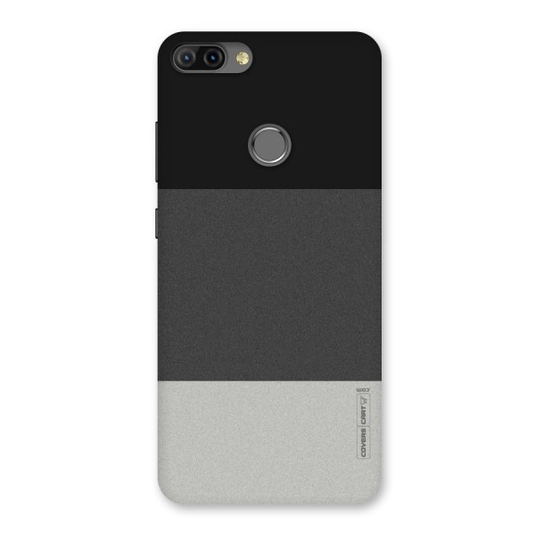 Pastel Black and Grey Back Case for Infinix Hot 6 Pro