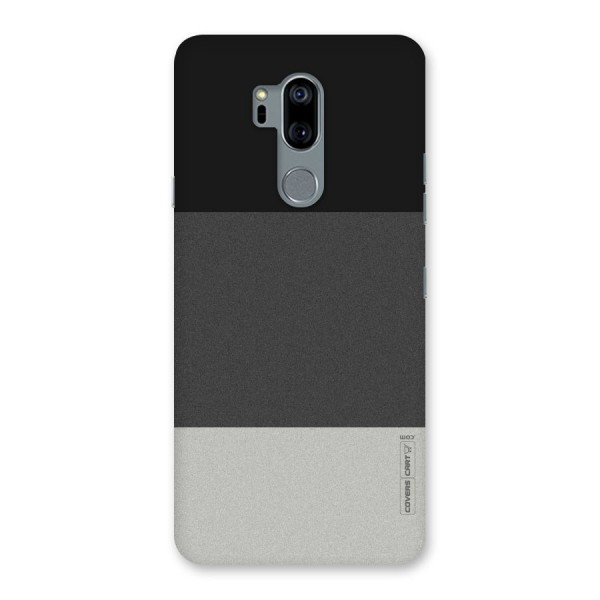 Pastel Black and Grey Back Case for LG G7