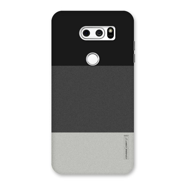 Pastel Black and Grey Back Case for LG V30