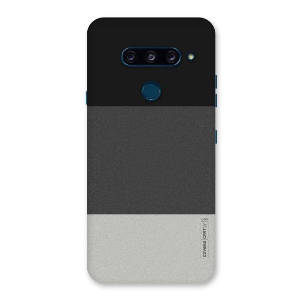 Pastel Black and Grey Back Case for LG  V40 ThinQ