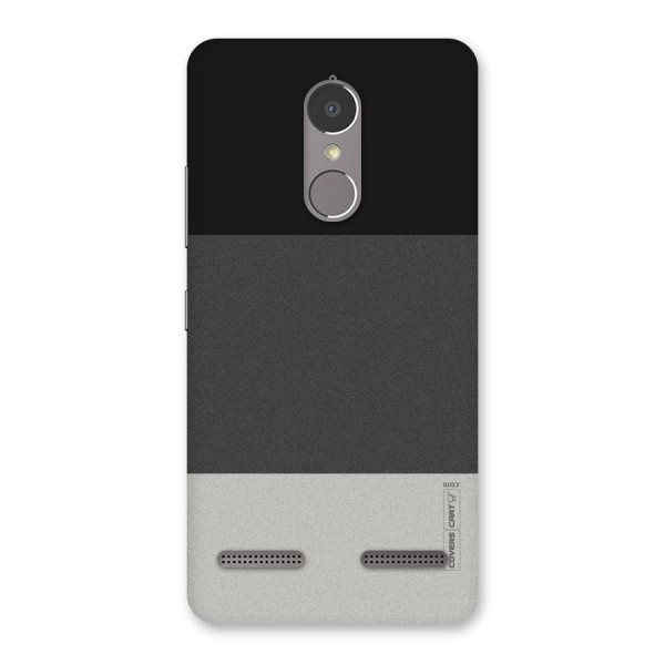 Pastel Black and Grey Back Case for Lenovo K6 Power