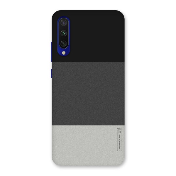 Pastel Black and Grey Back Case for Mi A3