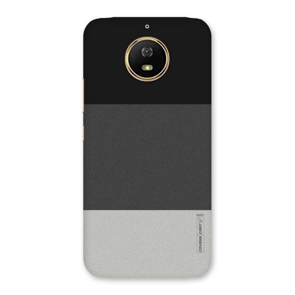 Pastel Black and Grey Back Case for Moto G5s