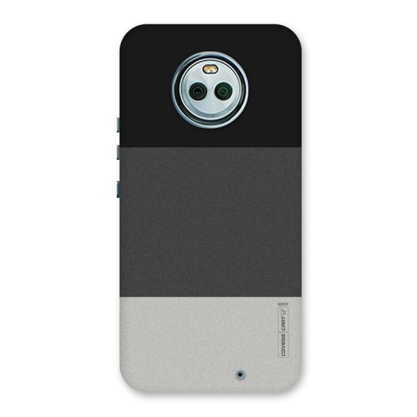 Pastel Black and Grey Back Case for Moto X4