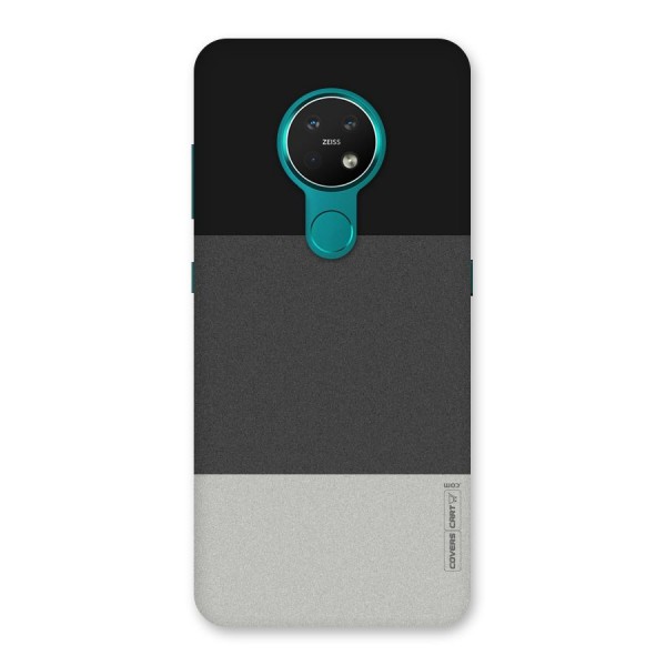 Pastel Black and Grey Back Case for Nokia 7.2