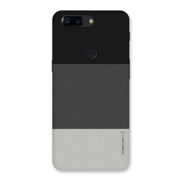 Pastel Black and Grey Back Case for OnePlus 5T