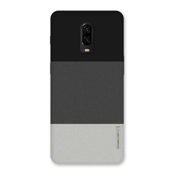 Pastel Black and Grey Back Case for OnePlus 6T