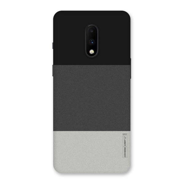Pastel Black and Grey Back Case for OnePlus 7