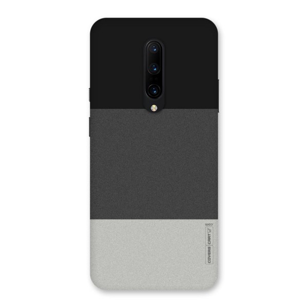 Pastel Black and Grey Back Case for OnePlus 7 Pro