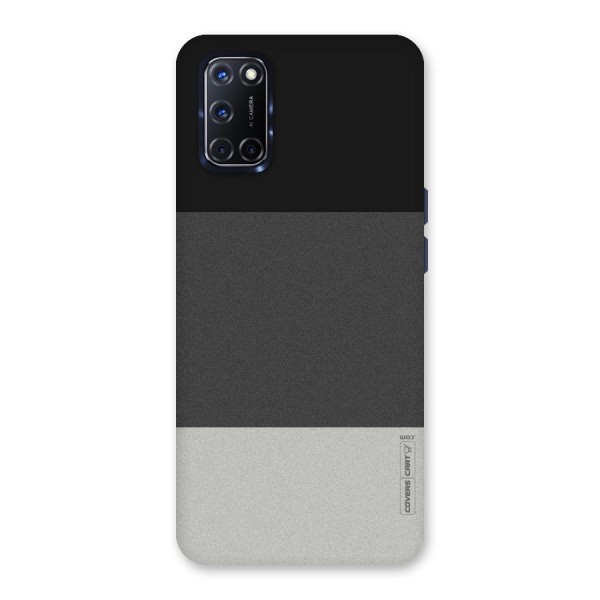 Pastel Black and Grey Back Case for Oppo A52