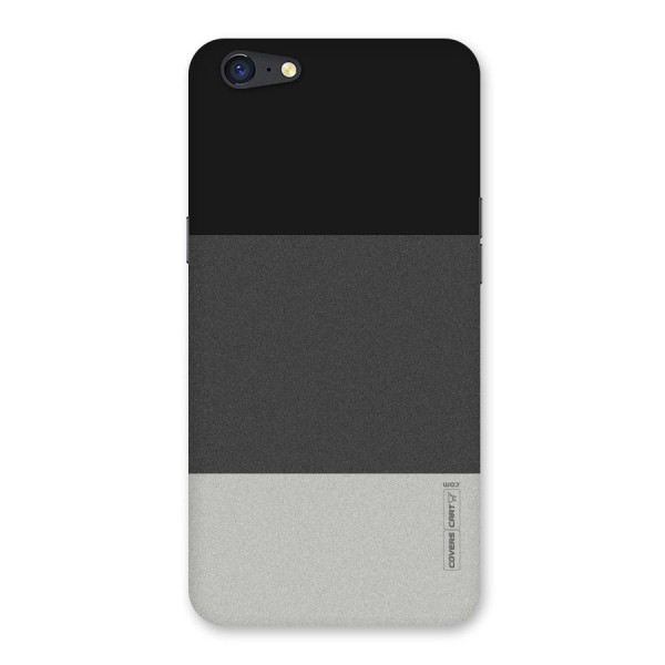 Pastel Black and Grey Back Case for Oppo A71