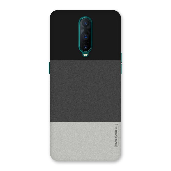 Pastel Black and Grey Back Case for Oppo R17 Pro