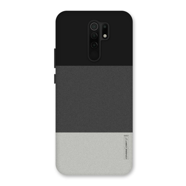 Pastel Black and Grey Back Case for Poco M2