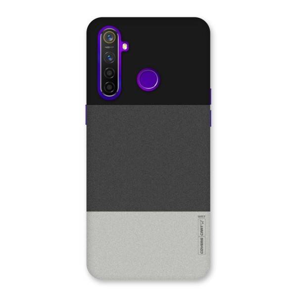 Pastel Black and Grey Back Case for Realme 5 Pro