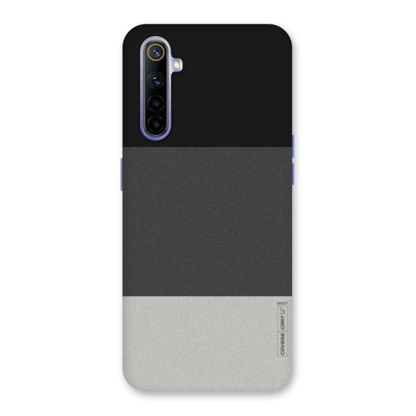 Pastel Black and Grey Back Case for Realme 6