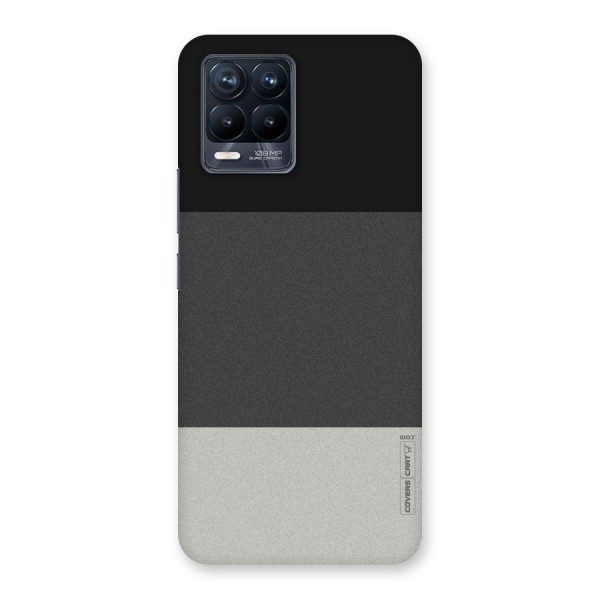Pastel Black and Grey Back Case for Realme 8 Pro