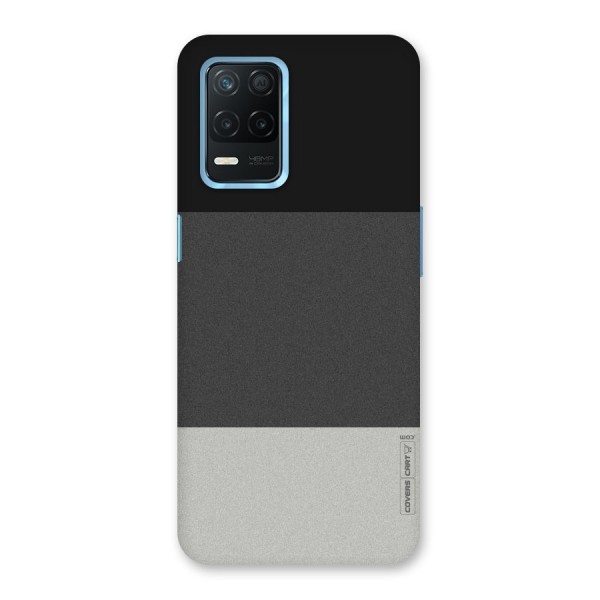 Pastel Black and Grey Back Case for Realme 8s 5G