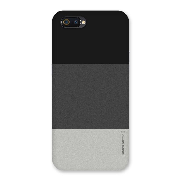 Pastel Black and Grey Back Case for Realme C2