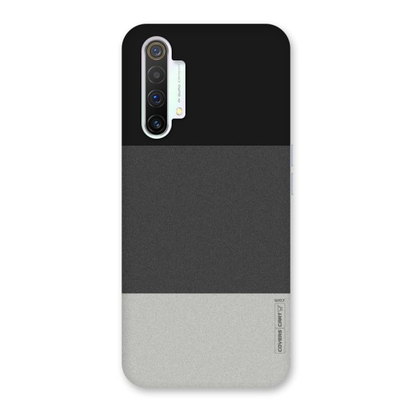 Pastel Black and Grey Back Case for Realme X3
