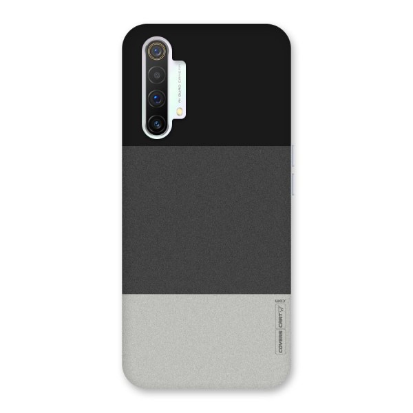 Pastel Black and Grey Back Case for Realme X3 SuperZoom