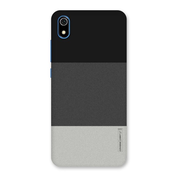 Pastel Black and Grey Back Case for Redmi 7A